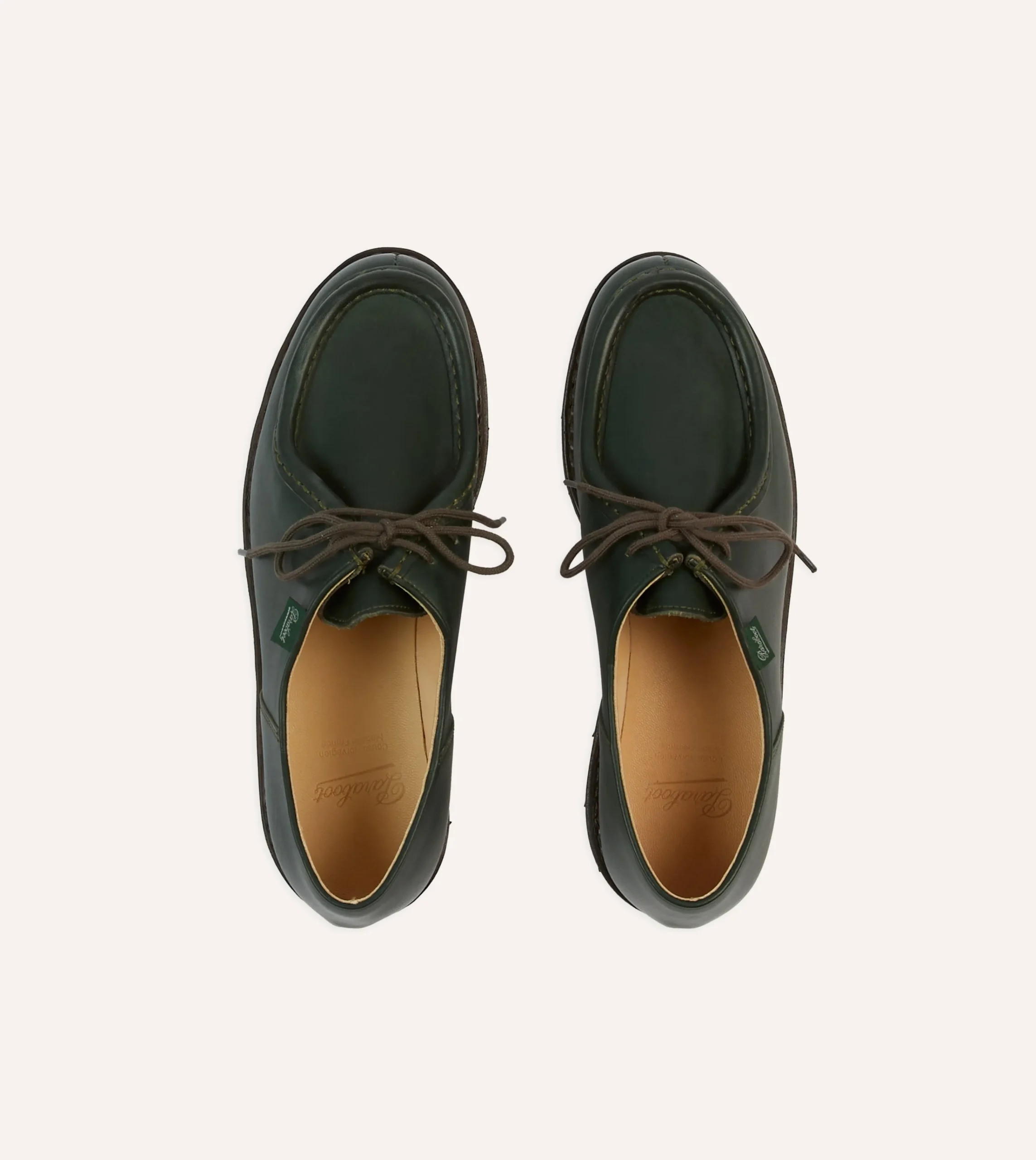 Drake’s Paraboot Michael Green Leather Derby Shoe