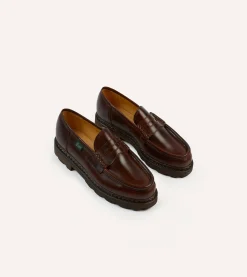 Drake’s Paraboot Reims Brown Leather Loafer
