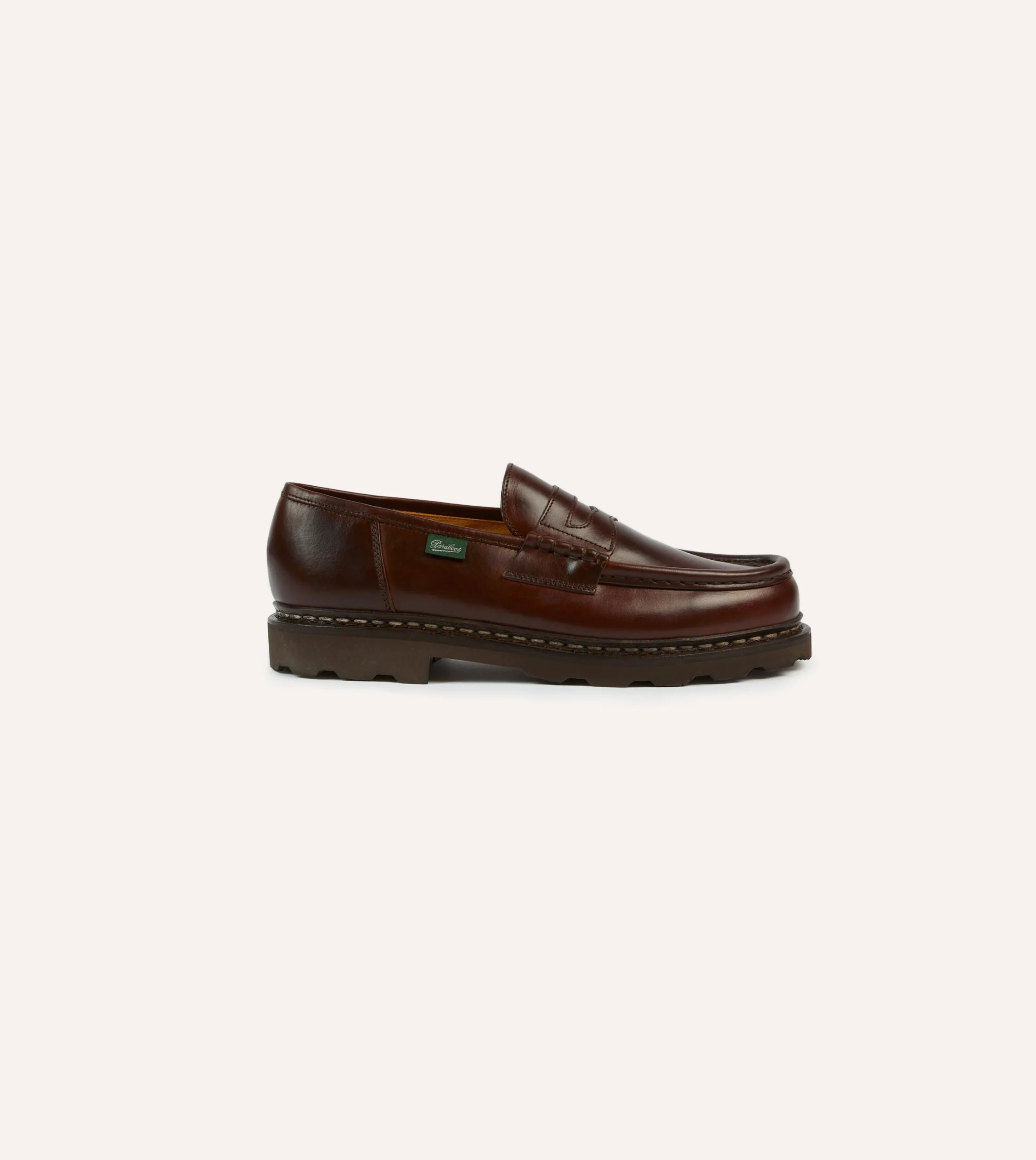 Drake’s Paraboot Reims Brown Leather Loafer