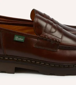 Drake’s Paraboot Reims Brown Leather Loafer