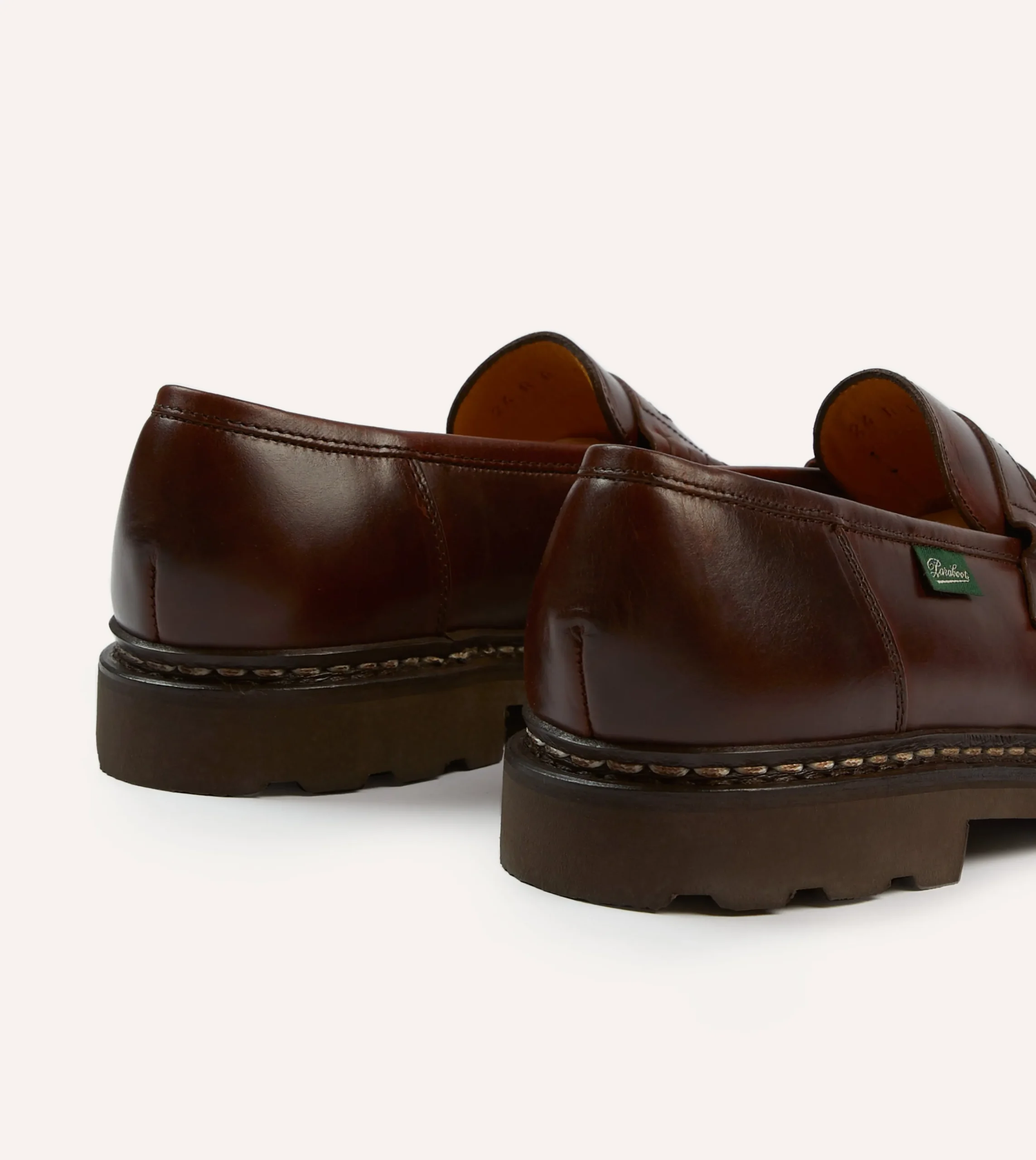 Drake’s Paraboot Reims Brown Leather Loafer