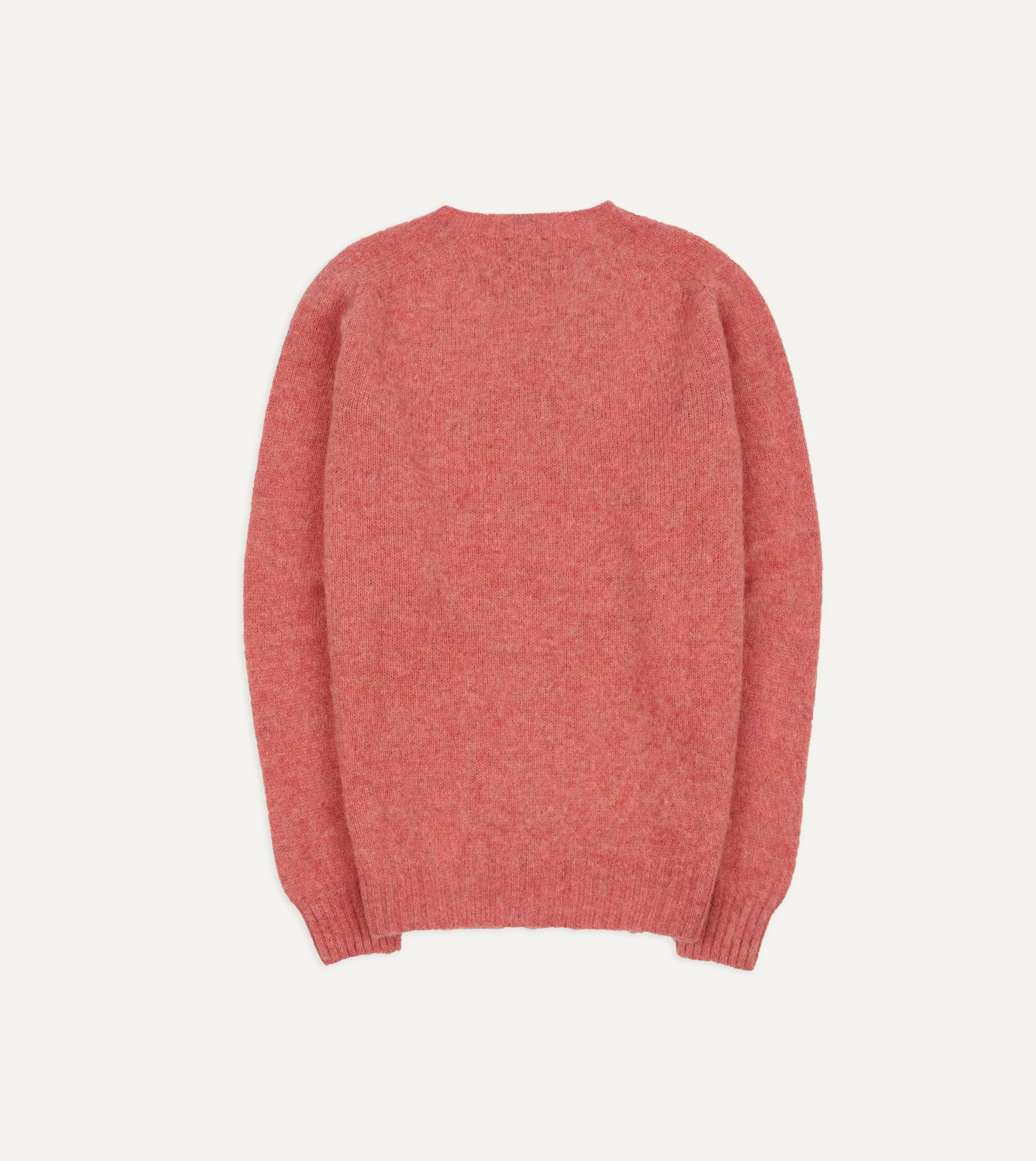 Drake’s Brushed Shetland Crew Neck Jumper
