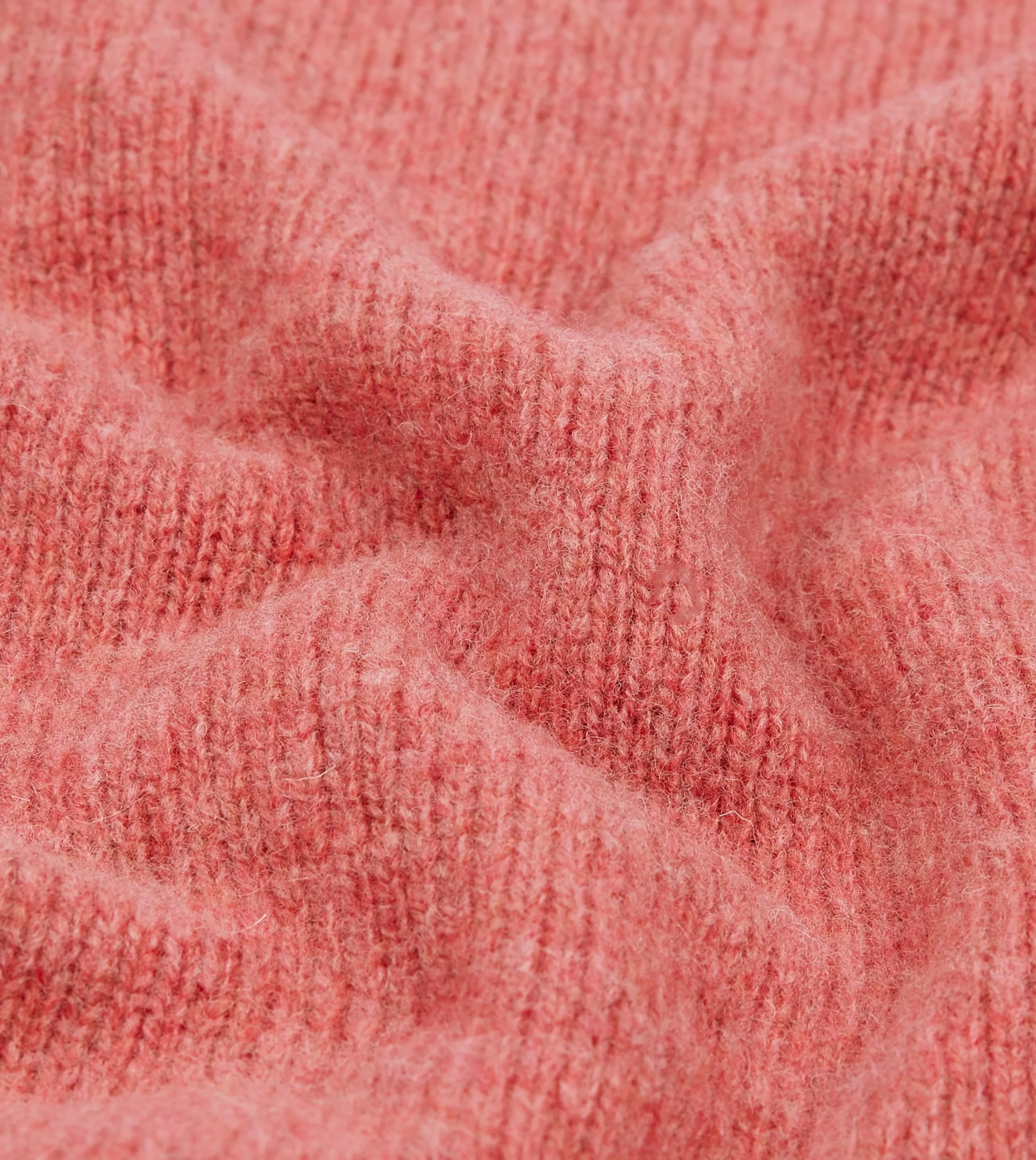 Drake’s Brushed Shetland Mock Neck Jumper