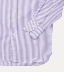 Drake’s Bengal Stripe Cotton Poplin Button-Down Shirt