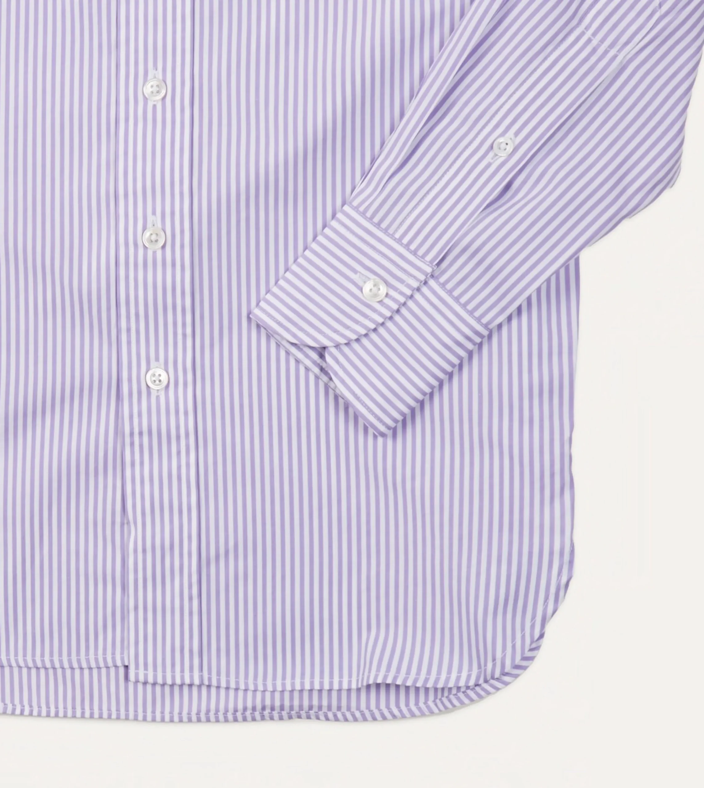 Drake’s Bengal Stripe Cotton Poplin Button-Down Shirt