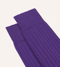 Drake’s Cotton Mid-Calf Socks
