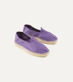 Drake’s Herringbone Cotton Espadrilles