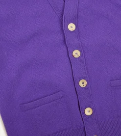Drake’s Lambswool Sleeveless Cardigan