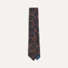 Drake’s Red Big Paisley Print 40oz Madder Silk Tie