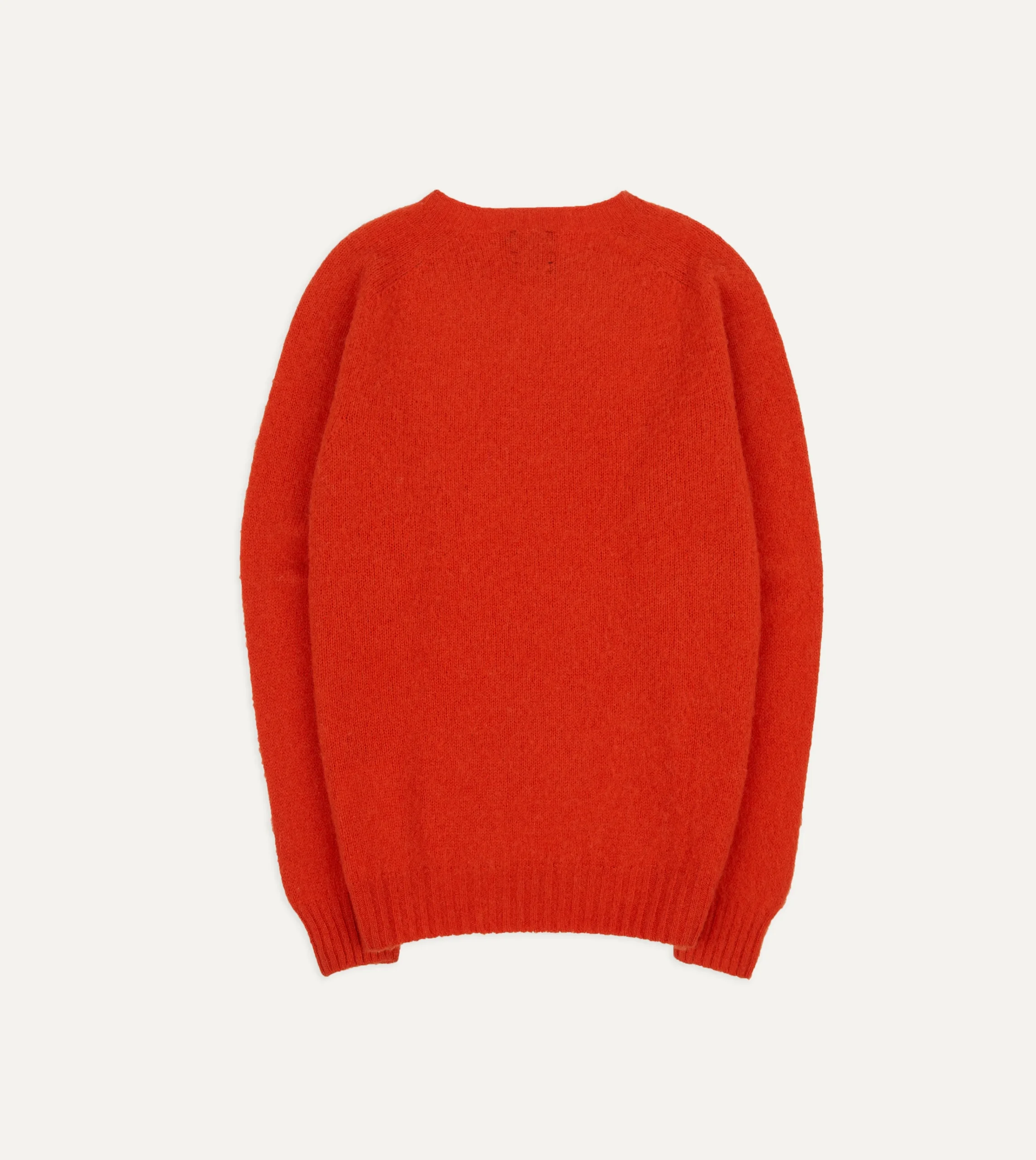 Drake’s Brushed Shetland Crew Neck Jumper