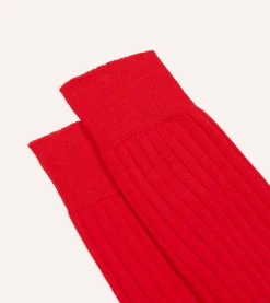Drake’s Cotton Mid-Calf Socks