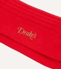 Drake’s Cotton Mid-Calf Socks