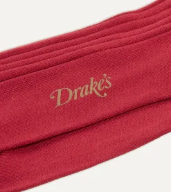 Drake’s Cotton Over-the-Calf Socks