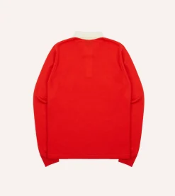 Drake’s Merino Wool Knitted Rugby Shirt