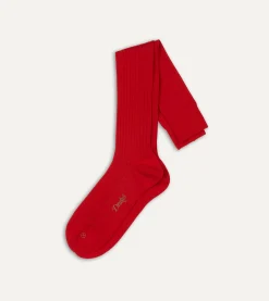 Drake’s Wool Over-the-Calf Socks