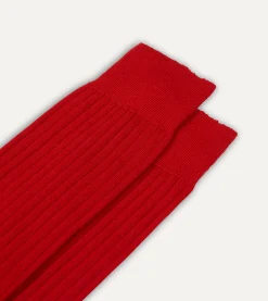 Drake’s Wool Over-the-Calf Socks