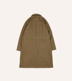Drake’s Reversible Tweed-Cotton Raglan Mac