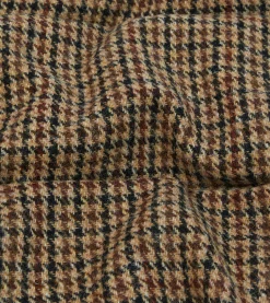 Drake’s Rocky Mountain Featherbed For Drake's Houndstooth Check Harris Tweed Christy Down Vest