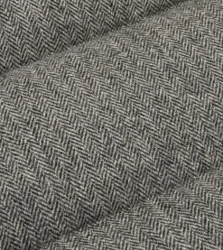 Drake’s Rocky Mountain Featherbed For Drake's Herringbone Harris Tweed Leather Christy Down Vest