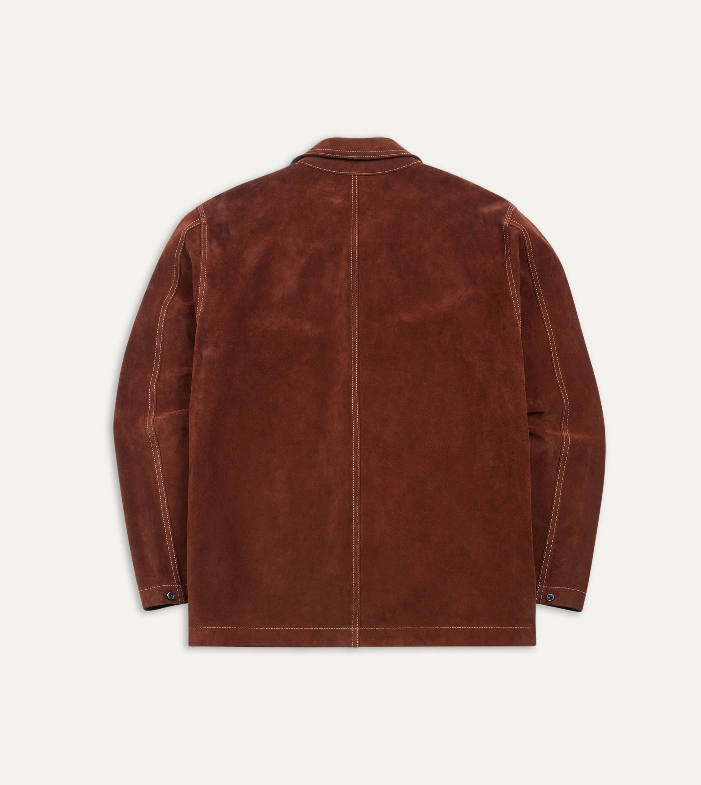 Drake’s Heavyweight Suede Five-Pocket Chore Jacket