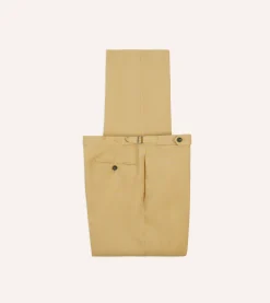 Drake’s Irish Linen Single Pleat Trouser
