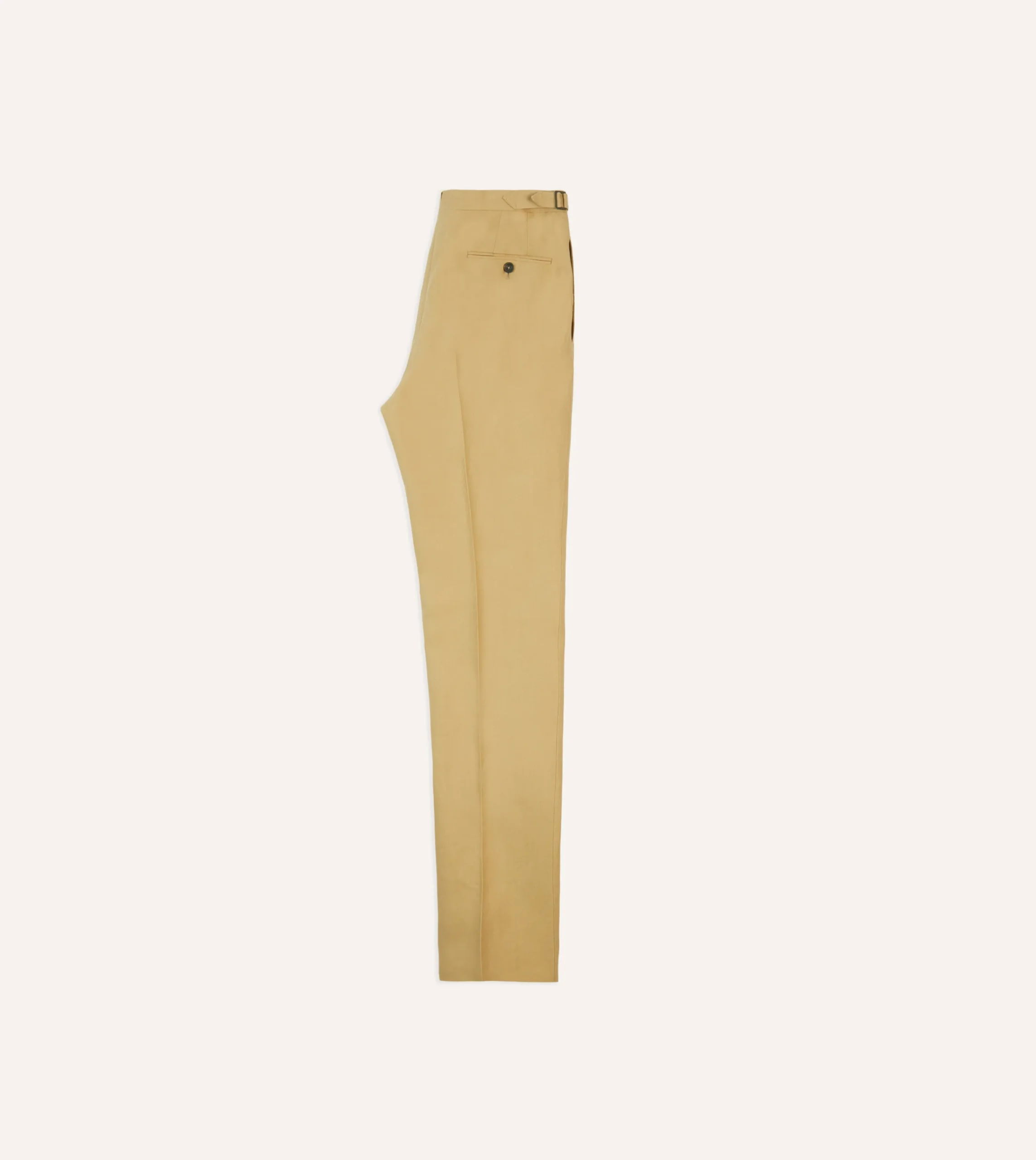 Drake’s Irish Linen Single Pleat Trouser