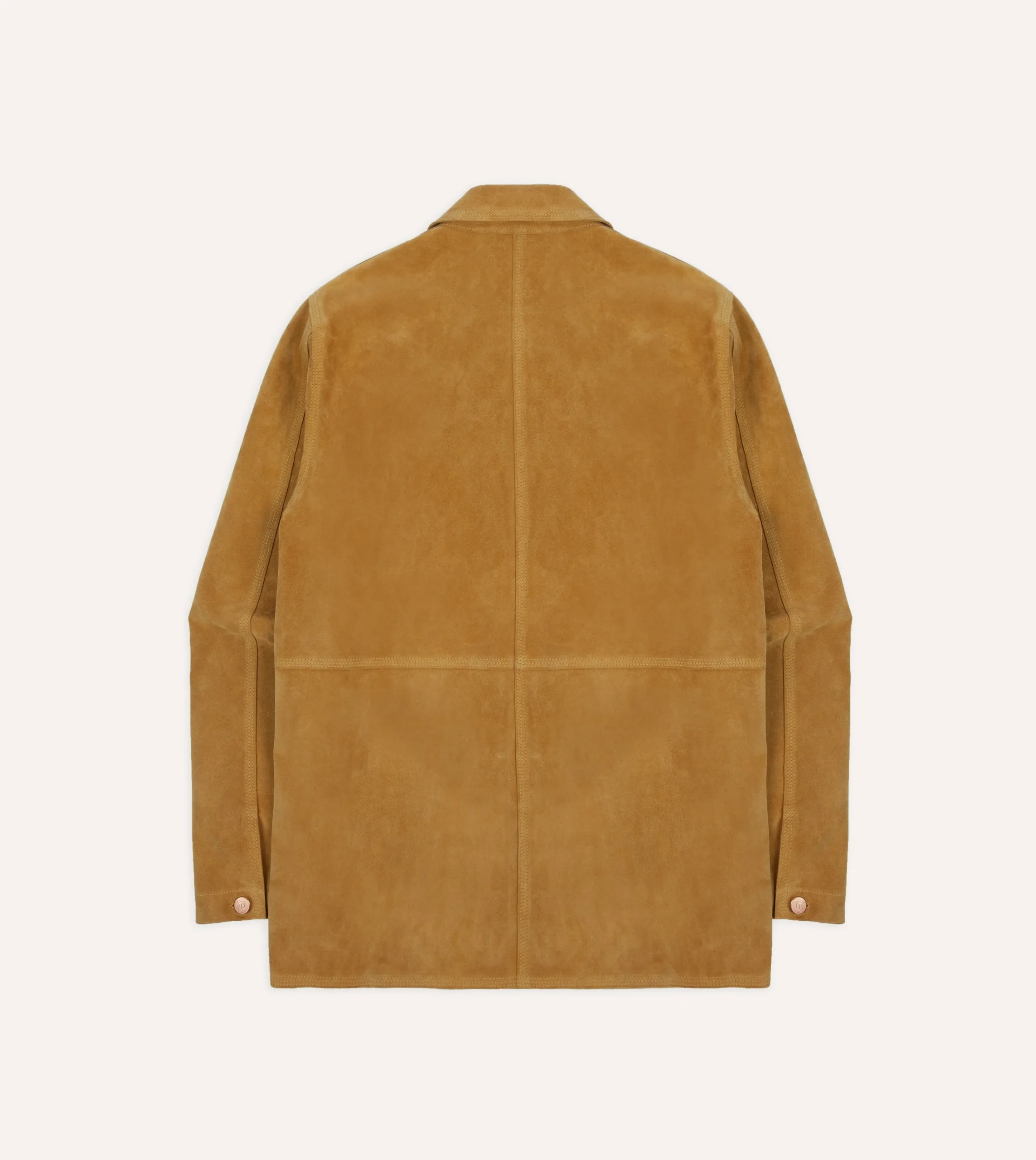 Drake’s Sand Suede Welder Jacket