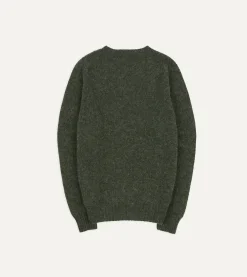 Drake’s Brushed Shetland Crew Neck Jumper