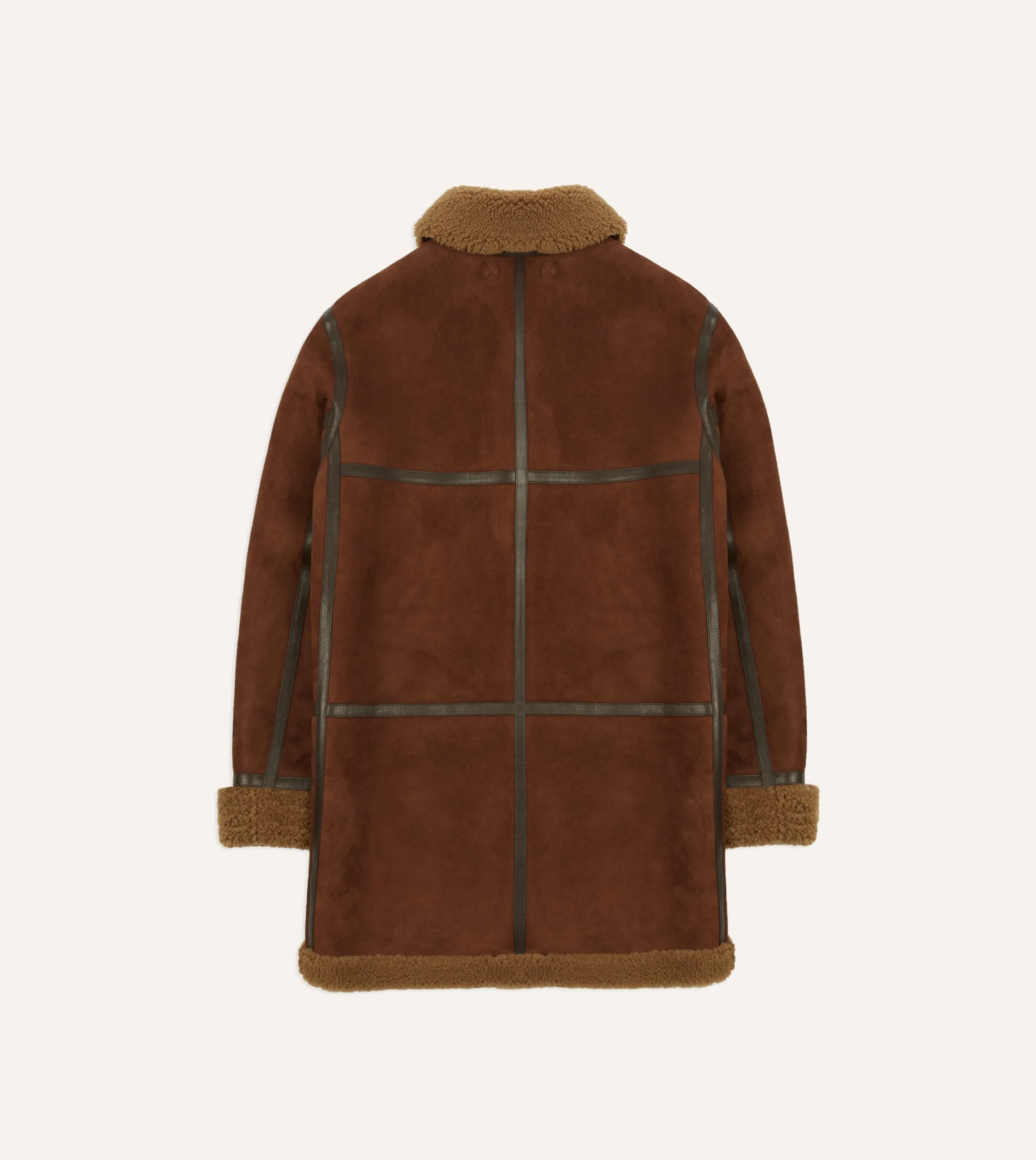 Drake’s Shearling Car Coat
