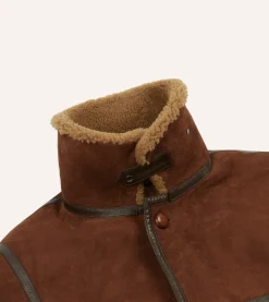 Drake’s Shearling Car Coat