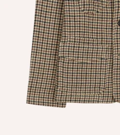 Drake’s Shepherd Check Tweed Five-Pocket Artist Chore Jacket