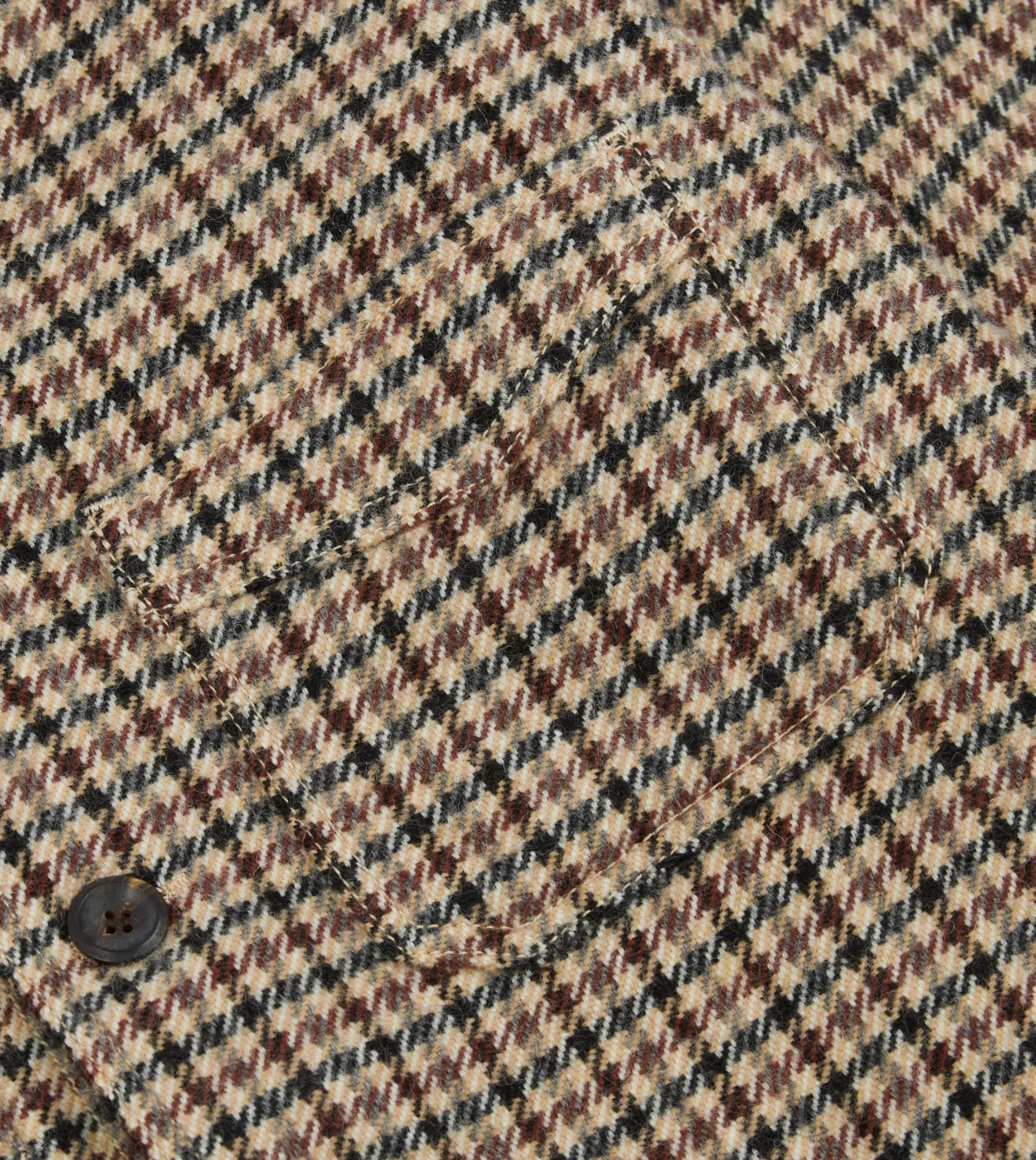 Drake’s Shepherd Check Tweed Five-Pocket Artist Chore Jacket