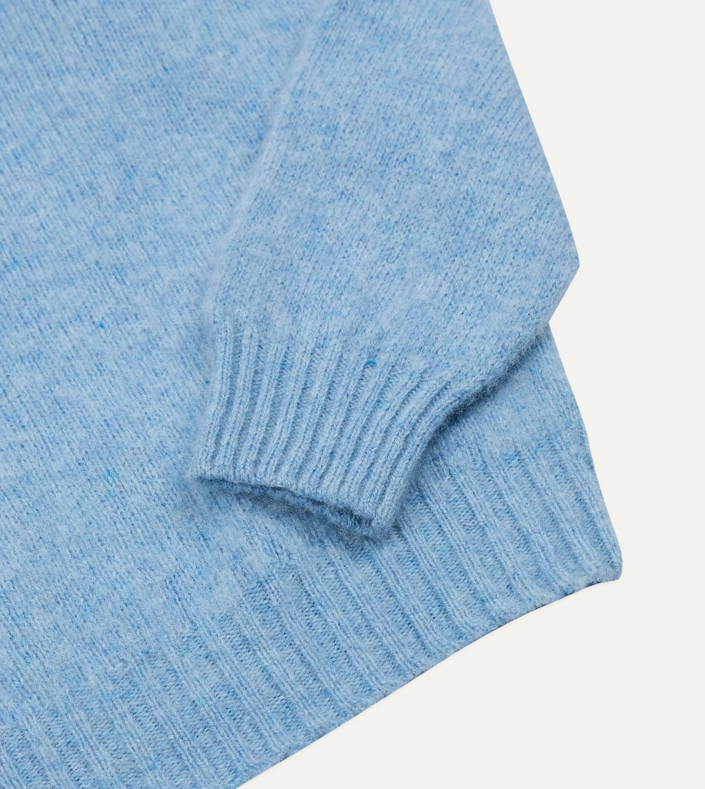 Drake’s Brushed Shetland Crew Neck Jumper