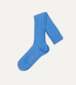Drake’s Cotton Over-the-Calf Socks