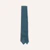 Drake’s Sky Blue Fine Woven Grenadine Silk Hand Rolled Tie
