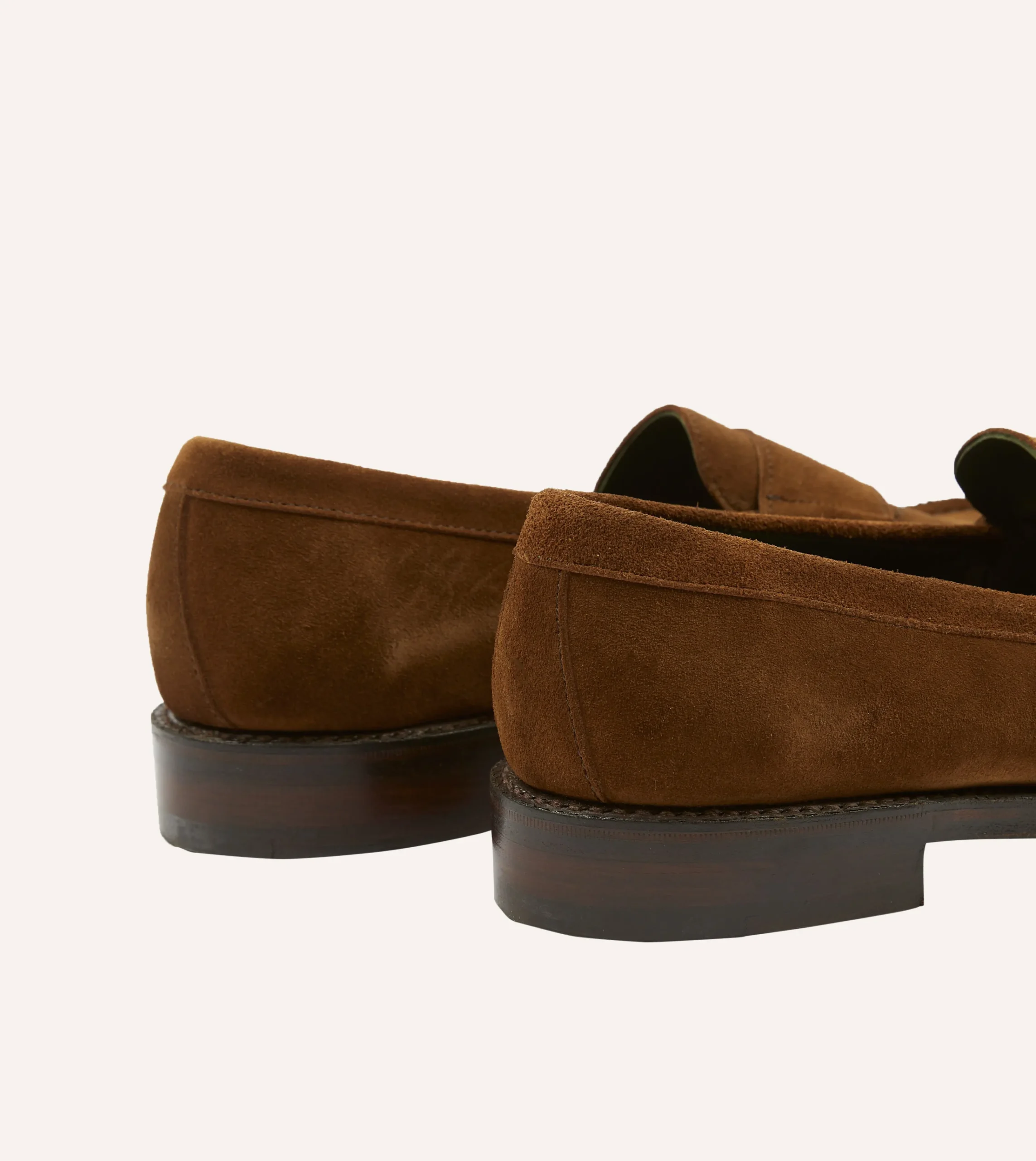Drake’s Suede Charles Goodyear Welted Penny Loafer