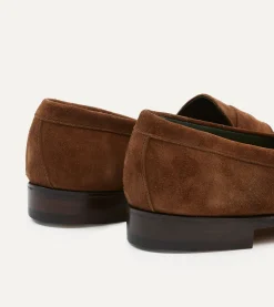 Drake’s Suede Charles Mk II Goodyear Welted Penny Loafer