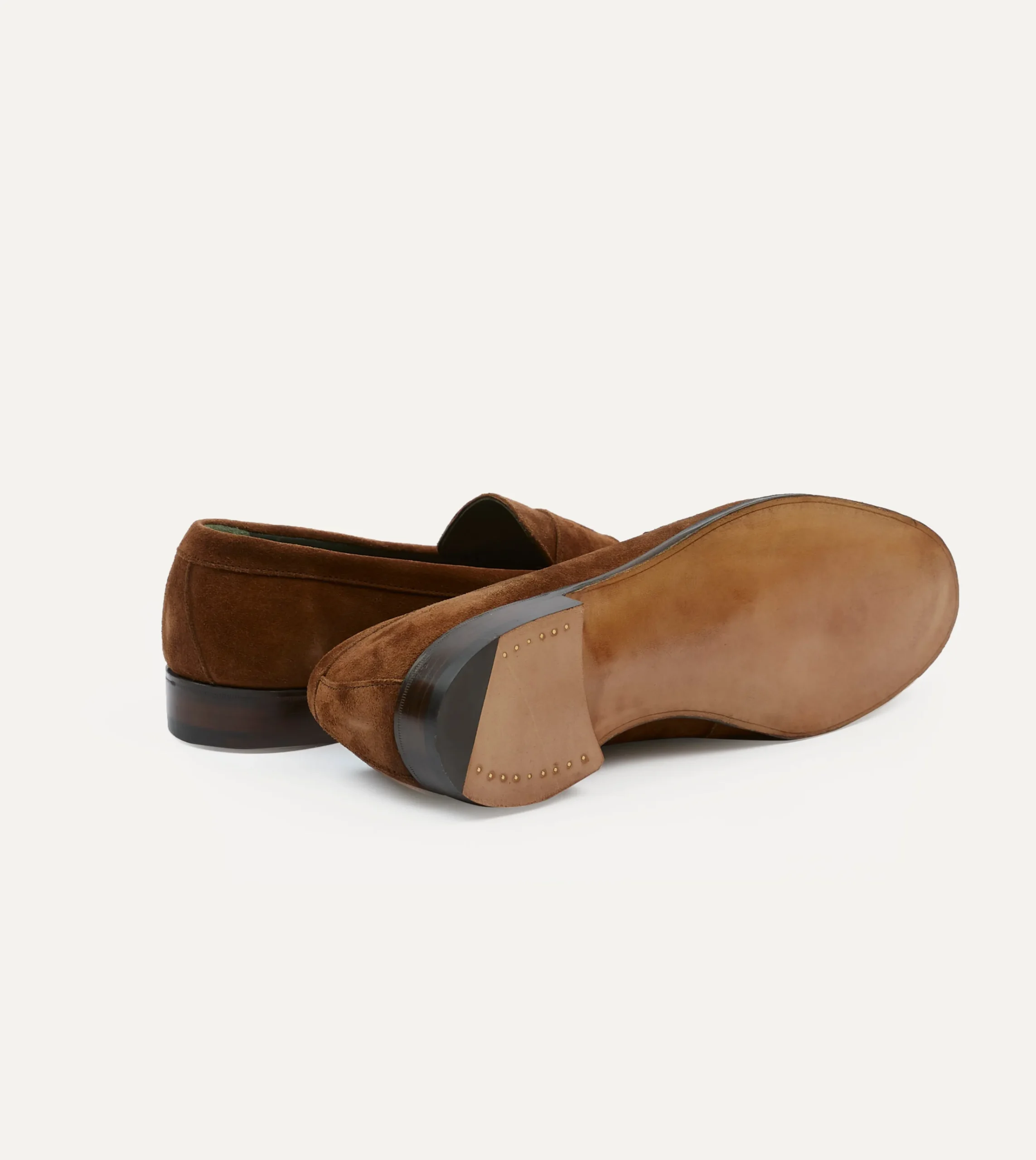 Drake’s Suede Charles Mk II Goodyear Welted Penny Loafer