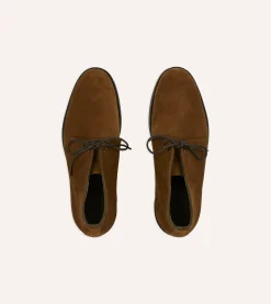Drake’s Suede Murphy Goodyear Welted Chukka Boot