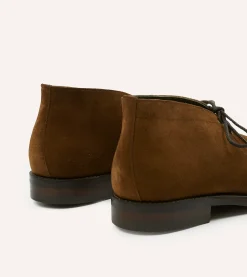 Drake’s Suede Murphy Goodyear Welted Chukka Boot