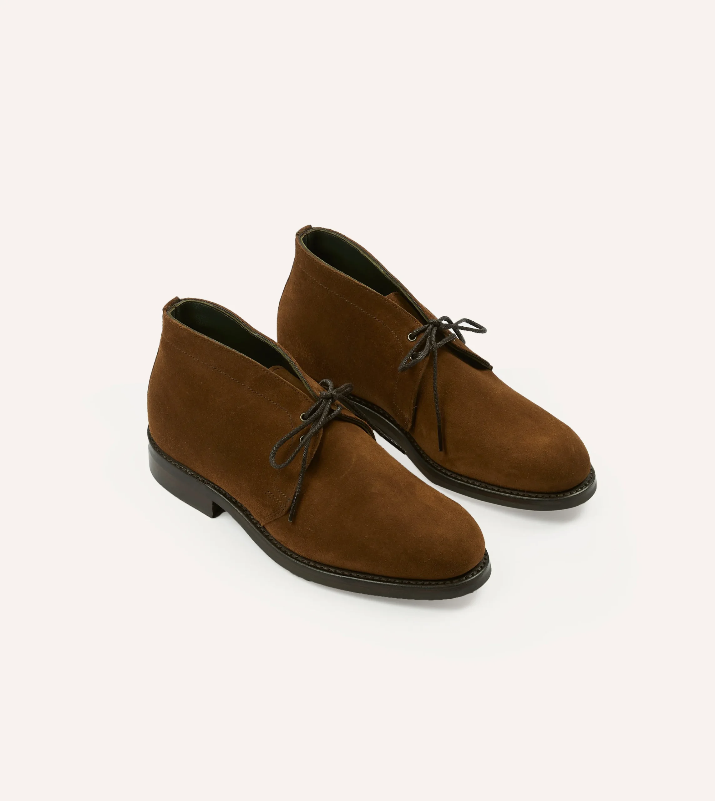 Drake’s Suede Murphy Goodyear Welted Chukka Boot