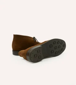 Drake’s Suede Murphy Goodyear Welted Chukka Boot
