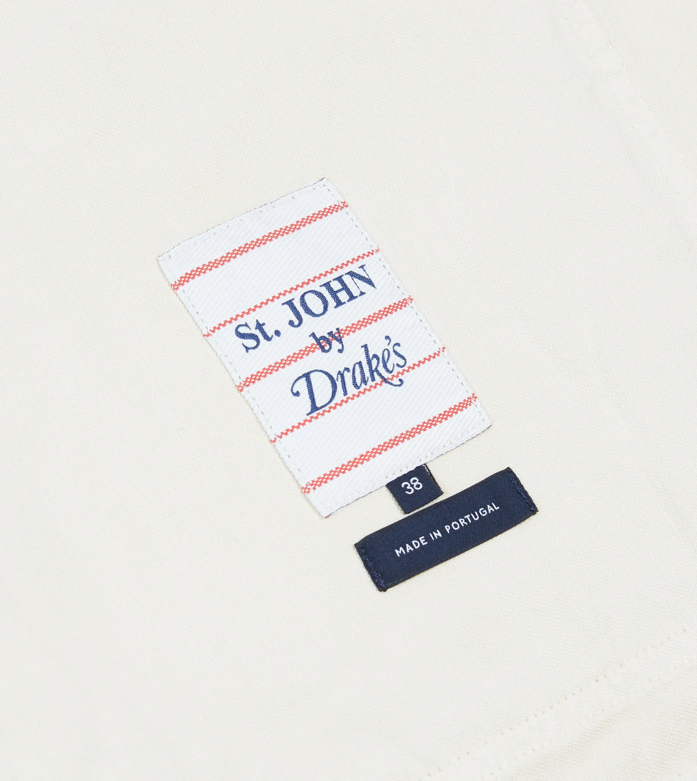 Drake’s St. JOHN By Drake's Ecru Cotton Linen Potting Vest