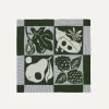 Drake’s St. JOHN By Drake's Green Orchard Print Silk Bandana