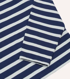Drake’s St. JOHN By Drake's Navy Breton Long Sleeve T-Shirt