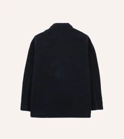 Drake’s St. JOHN By Drake's Navy Moleskin Five-Pocket Chore Jacket