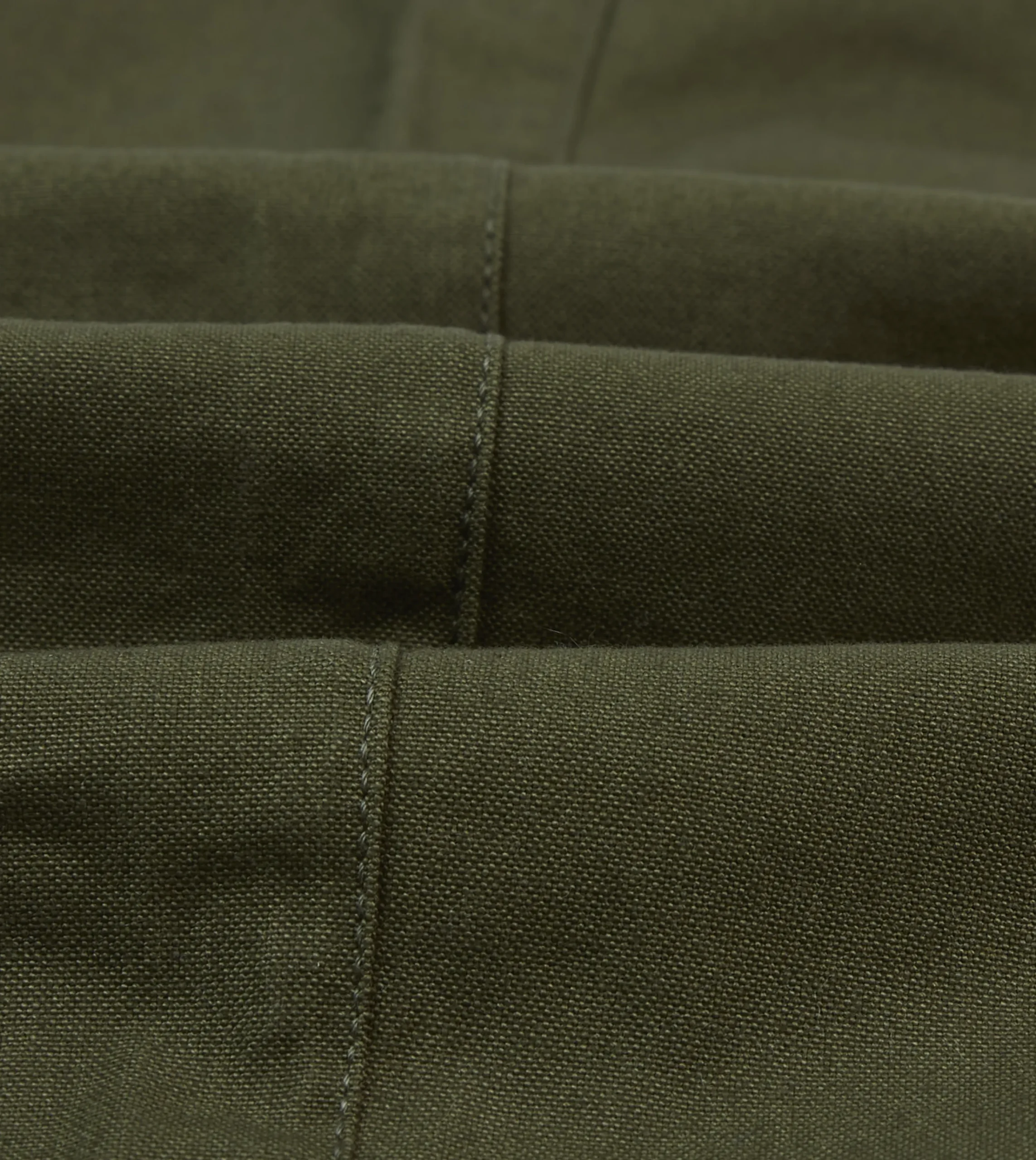 Drake’s St. JOHN By Drake's Olive Cotton Fatigue Trouser
