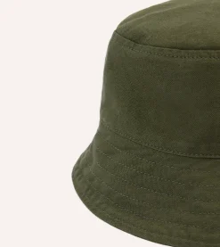 Drake’s St. JOHN By Drake's Olive Rollable Bucket Hat