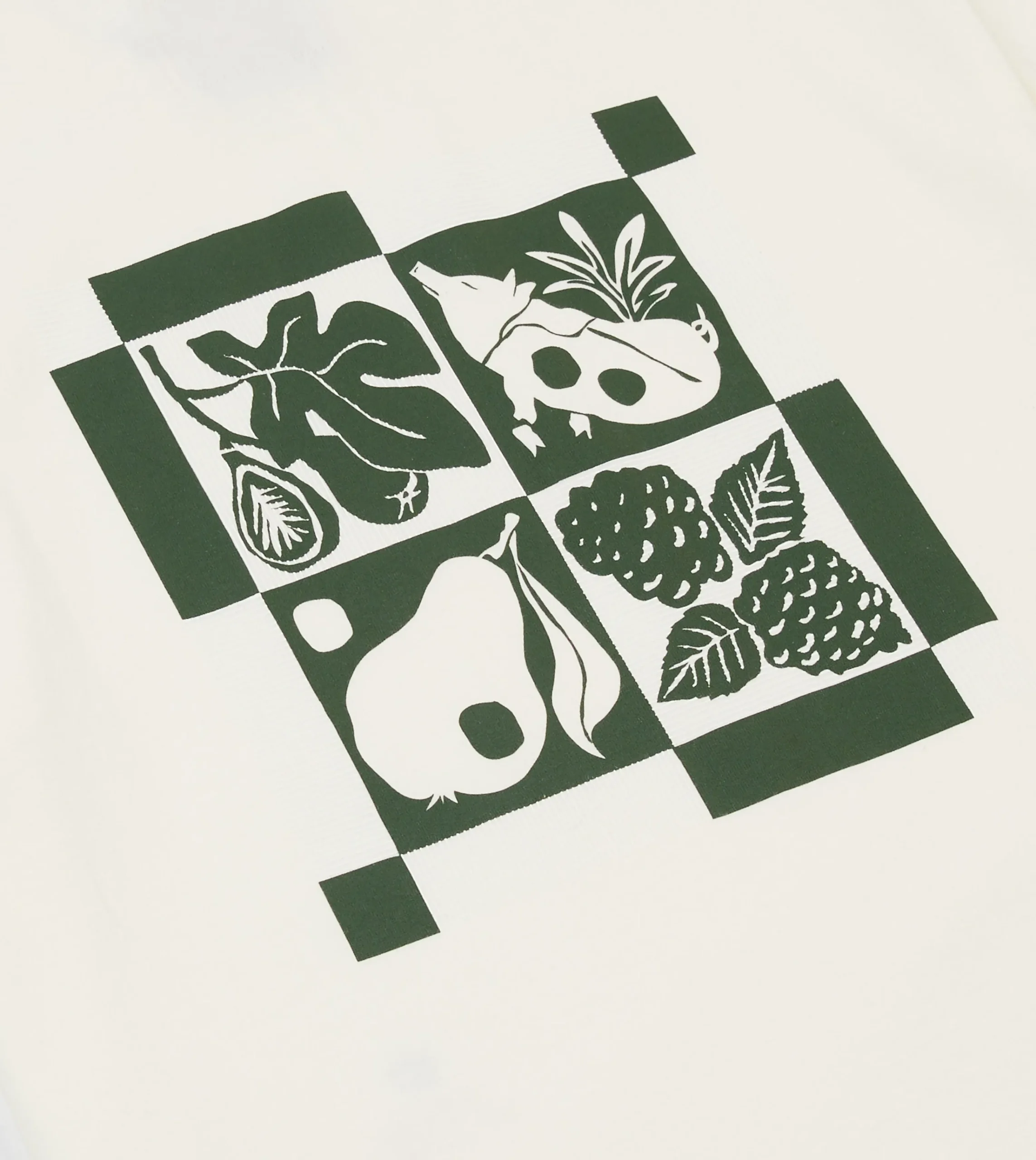 Drake’s St. JOHN By Drake's Orchard Print Ecru Short-Sleeve Hiking T-Shirt