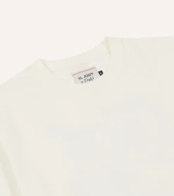 Drake’s St. JOHN By Drake's Orchard Print Ecru Short-Sleeve Hiking T-Shirt